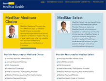 Tablet Screenshot of medstarprovidernetwork.org